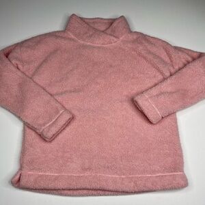 Jane and Bleecker Sweatshirt Pullover Fleece Comfy Warm Cozy Pink Fuzzy Lounge